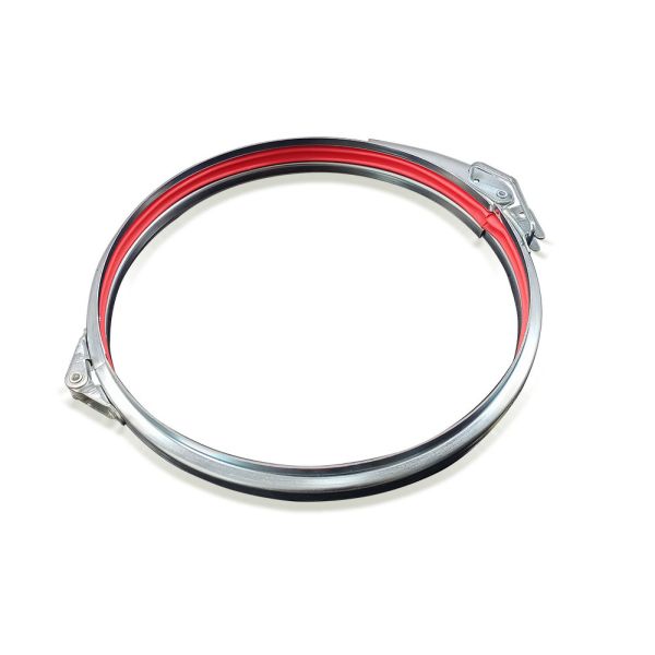 Buy Air Conditioning 150mm Galvanized Pipe Clamp Rapid Lock Pull Rings at wholesale prices