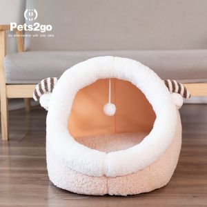 Warm Cloth Material 1kg Cat Bed House For Winter
