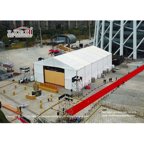 Buy Outdoor Conference 12m Span Width Aluminum Canopy Tent With PVC Sidewalls at wholesale prices