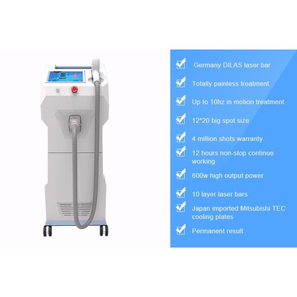 Newest professional medical diode laser 808nm diode laser hair removal machine price for can opt different parts to use