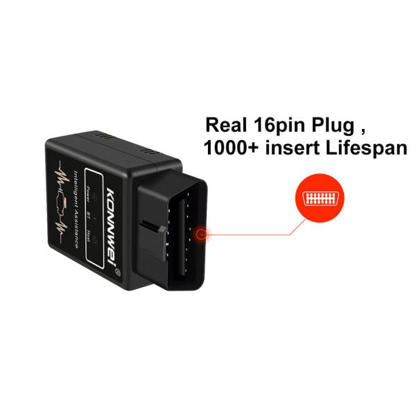 KONNWEI cheaper price model KW912 ELM327 wireless bluetooth 12V car OBD2 EOBD