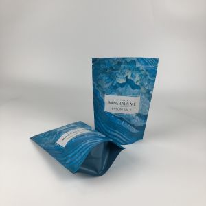 Plastic GMOPP VMPET Stand Up Zipper Bag With Clear Window