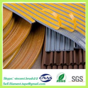 Double side filament tape for door seal