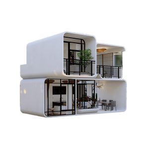 20FT Prefabricated Luxury Capsule Apple Pod Modular Stylish House