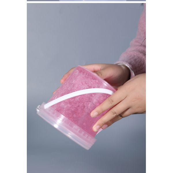 Customizable 1L-20L Clear Food Grade Snacks Milk Tea Packing Bucket With Lid for B2B