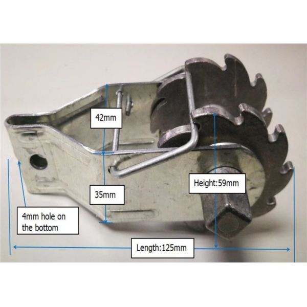 Livestock Farm Products Electric Fence Tensioner With 4mm Hole On Bottom
