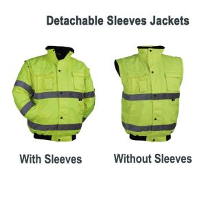 5xl En471 Breathable Fluorescent Reflective Jacket Construction Bomber