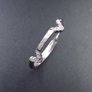 Luxury Princess Crown Ring / 925 Sterling Silver Engagement Rings