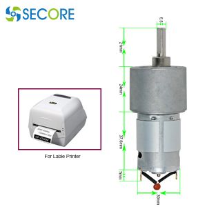 2N.M 3N.M Torque 6v Low Speed Spur Gear Reduction Motor 385 Dc Motor With