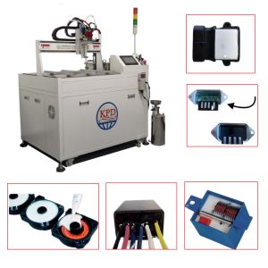 Two Part Thermal Conductive Silicone Potting Compound Dispenser for LED Assembly