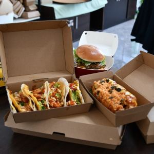 Wholesale customized printing logo eco-friendly and biodegradable fast food