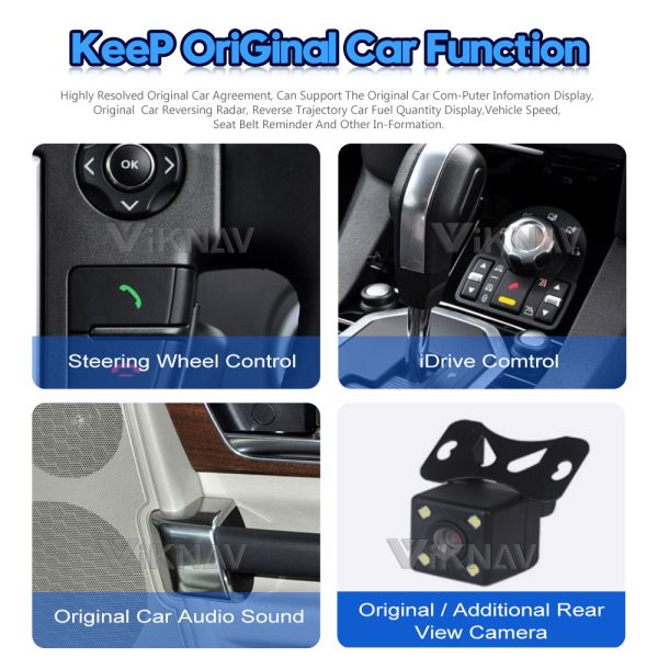 Viknav Car Radio For Land Rover Discovery 4 LR4 (2009-2016) 10.25inch Upgrade Wireless CarPlay Touch Screen Stereo Player