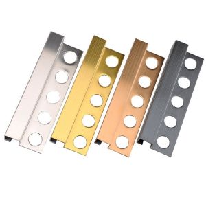 410 Stainless Steel Transition Strip Edge Decorative Tile Trim