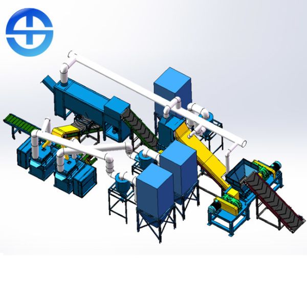 Buy 1 Ton/H 98% Separating Rate Radiator Recycling Machine at wholesale prices