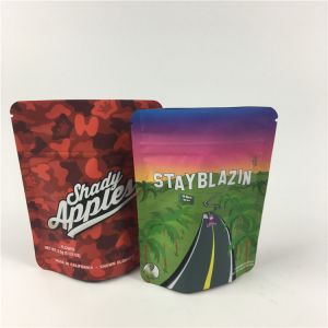 3.5g Aluminum Foil Mylar Snack Bag Packaging for Edibles Candy