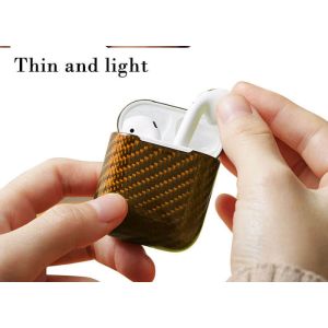 Impermeable Glossy Finish Carbon Fiber Airpods 2 Case