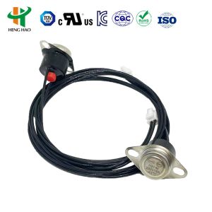 250V 16A KSD301 Bimetal Thermostat with 100000 Cycles and 0-250℃ Temperature