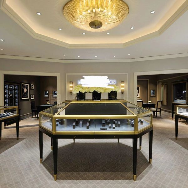 Buy Versatile Luxury Jewelry Counter Showcase Countertop Display Case Anti Rust at wholesale prices