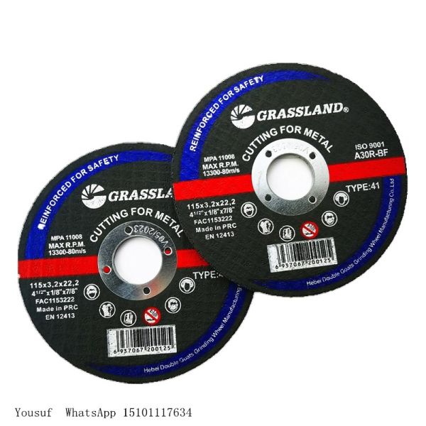 Buy Flat Cutting 115x3x22.23mm Metal Grinding Discs For Inox And Stainless Steel at wholesale prices