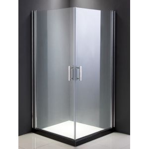 China 800x800x1900mm 2 Sided Frameless Glass Shower Enclosure on sale