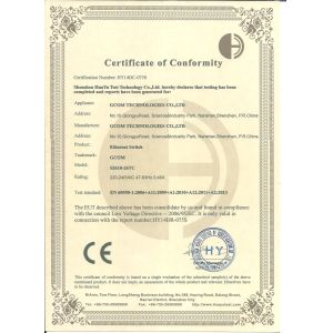 GCOM Technologies Co.,Ltd. Certifications