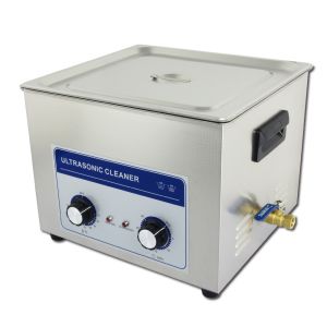 China 40khz 15L Benchtop Ultrasonic Cleaner With Manual Knobs , Adjustable Timer on sale