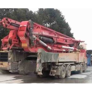 Sany 56m Used Concrete Pump Truck With Volvo Chassis 172 M³/H Output