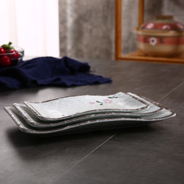 Buy Unmatched Durability Plates Made of Melamine for BBQ Occasion at wholesale prices