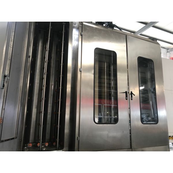 Buy Pre Washing Stainless Steel Soft Brushes Vertical Glass Washing Machine at wholesale prices