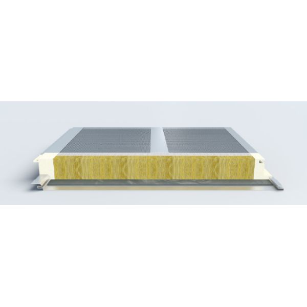 Buy Waterproof Fireproof Insulation Sandwich Panel Rockwool 75mm Thickness at wholesale prices