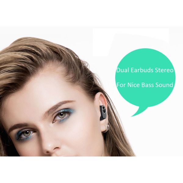 Automatic Pairing Bluetooth Stereo Earphone , Smatphone Wireless Music Earphone