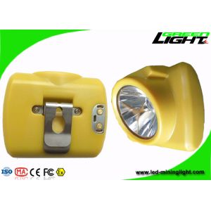 Durable Mining Hard Hat Lights , PC Material Cap Lamp Mining Energy Saving