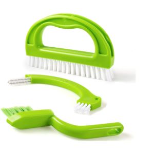 14cm Ergonomic Tile Scrubber Brush Set 6pcs With Nylon Bristle