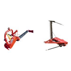 Double entry lawn mower,