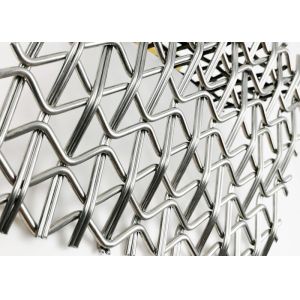 Springs Rods Connection Woven Mesh Technic Architectural Wire Mesh Irregular