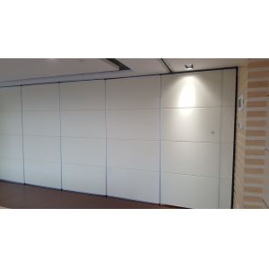 Conference Room Folding Operable Partition Walls Aluminum Hanging Suspension