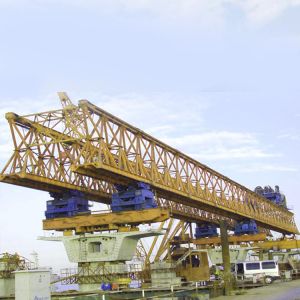 Bridge Erection 3phase Launching Crane 50M Pan Professional Design