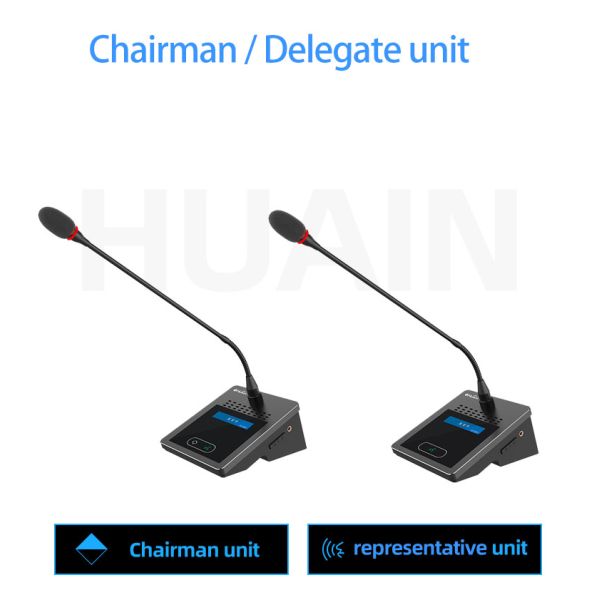 HUAIN Parliamentary Wired Meeting Microphone Table Digital Conference System Price