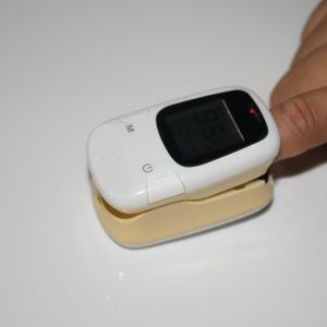 Quality Personal Fingertip Pulse Oximeter Tester Hand Held With Visual Alarm Function for sale