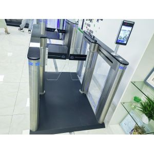 High Security 304 SS Turnstile Gate Anti-pinch Low Noise Facial Recognition E