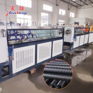 Single Screw HDPE Spiral Corrugated Pipe Machine 20m Length