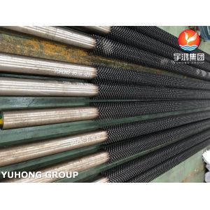 ASME SA213 T9 Alloy Steel Studded Tube , for Refineries and Boilers
