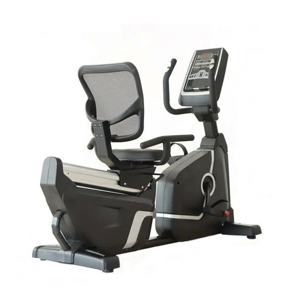 Horizontal Magnetic Cardio Machine Stationary Recumbent Exercise Bike