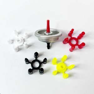 High Pressure Butane Lighter Refill Valve Metal Plastic Fitting