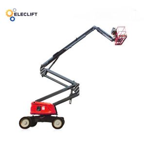 Narrow Telescopic Boom Lift 5Mph For Industrial Application