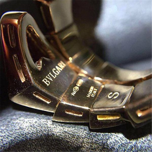 Luxury jewe factory serpenti series ring 18k white gold yellow gold rose gold diamond ring