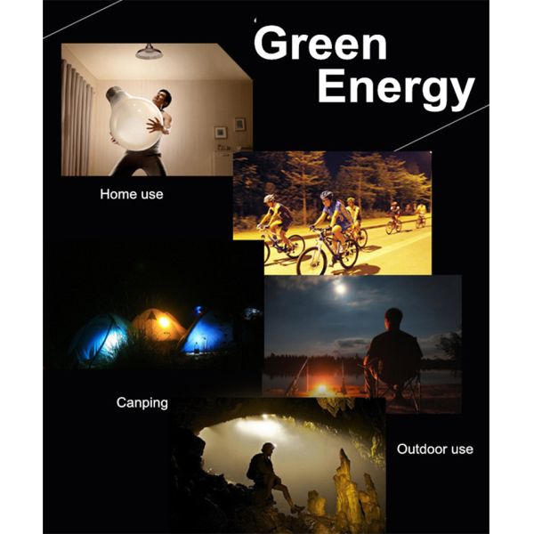 7500mah Portable Solar Power System Kit With Built In FM Radio MP3 Mini Outdoor Camping