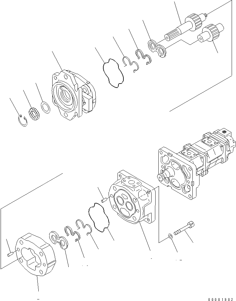 705-22-35170 7052235170 For Komatsu WA250-6 WA250PT-5 WA250PZ-6 WA270-5 WHEEL LOADERS Hydraulic Main Pump Gear pumps LOADER PUMP SWITCH PUMP Piston