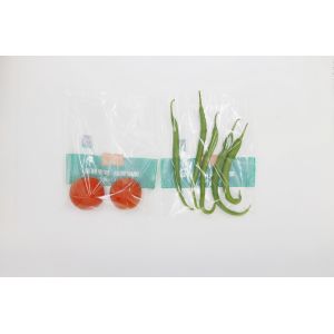 Transparent Fruit Vegetables OPP Packaging Bag Breathable With Hang Hole