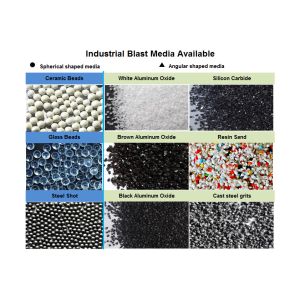 25kgs 55lbs Bucket Packaged Ceramic Blasting Media Fracture Resistance